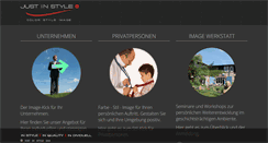 Desktop Screenshot of justinstyle.de